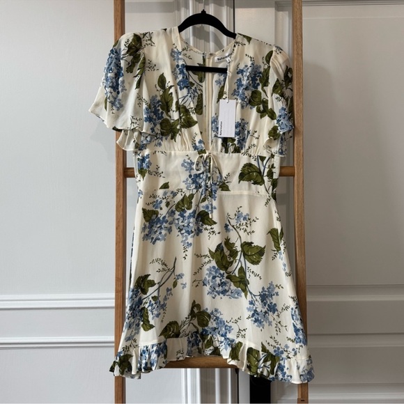 Reformation Mya Dress - Floral Riviera Print - Size 6 - Picture 5 of 6